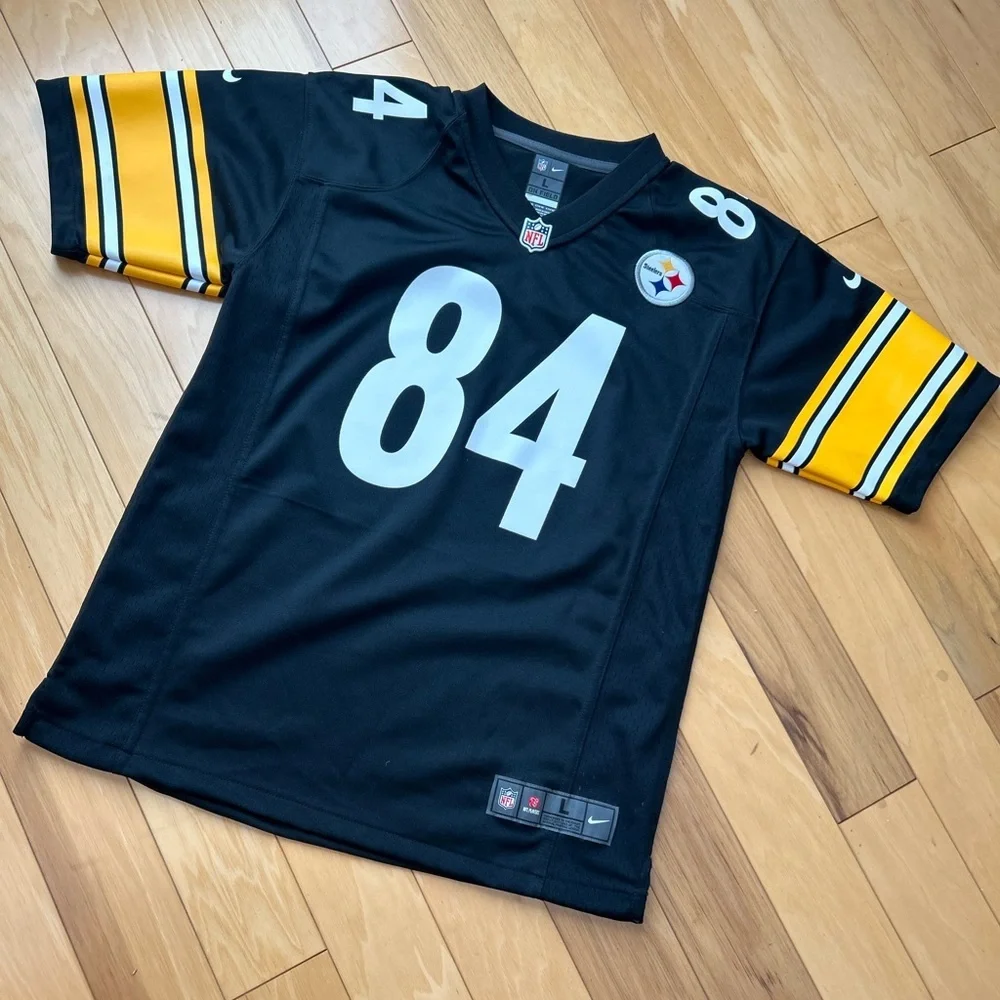 Nike NFL Pittsburgh Steelers Antonio Brown #84 Jersey Youth Large L (14-16)
